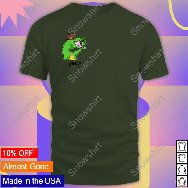 Forge Labs Merch Howdy Croc Crewneck Sweatshirt Forgelabs Howdy Croc Tee Shirt