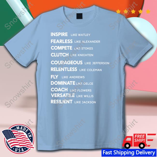 Courtney Deifel Inspire Like Watley Fearless Like Alexander T Shirt