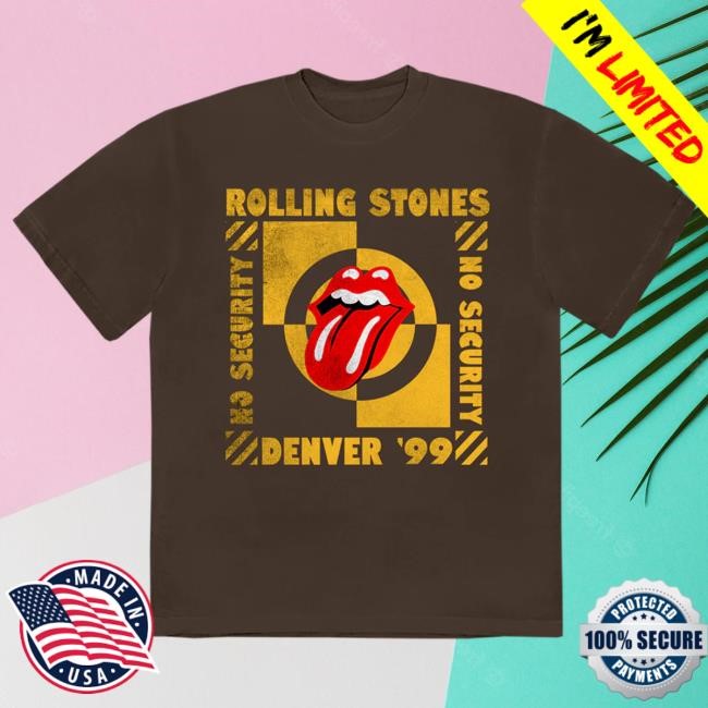 The Rolling Stones Shop Merch Denver '99 Parking Lot T-Shirt