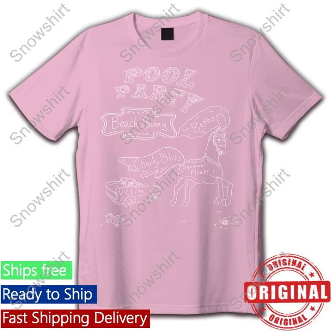 Music 2023 Pool Party Shirt Official Beach Bunny Music Store 2023 Pool Party Shirt