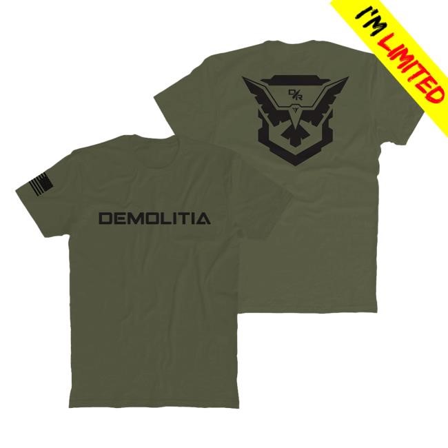 Demolition Ranch Merch Demolitia - Military Green Retro Shirt - Bunker Branding Co