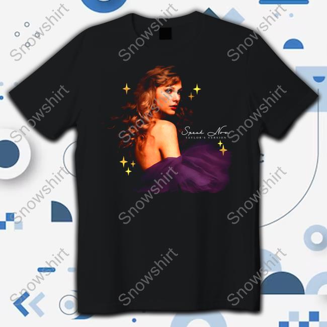 Official Taylor Swift Speak Now Taylor's Version Black Fashion Clothes