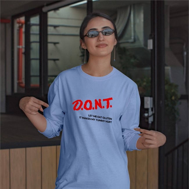 Dont Let Me Eat Gluten It Makes My Tummy Hurt T Shirt Dont Let Me Eat Gluten It Makes My Tummy Hurt Tees