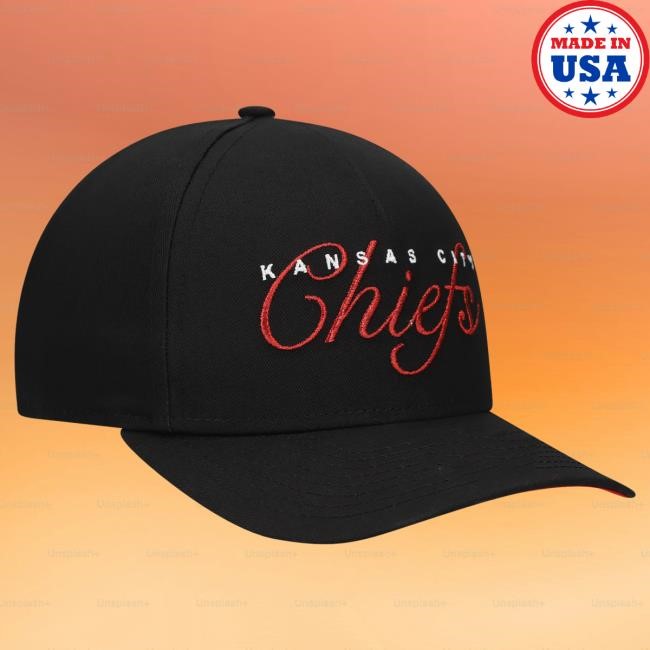 Kansas City Chiefs NFL Football New Era Black Metallic M-Crown