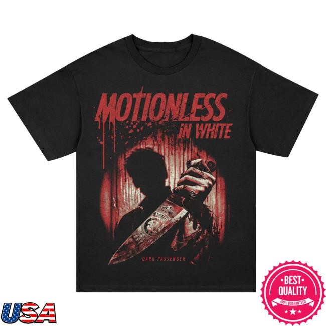 Official Miwmerch Motionless In White Dark Passenger T-Shirts (Black) Miw Merch Store