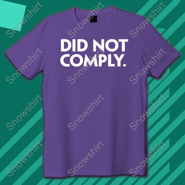 Did Not Comply Hoodie