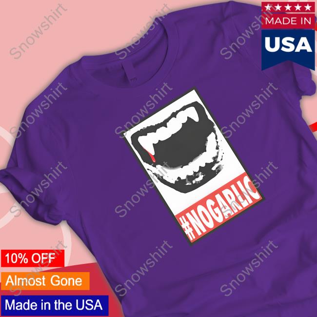 Official Thenerdcircus Merch Drac #NoGarlic Shirt