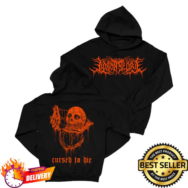 Official Lorna Shore Merch Store Lorna Shore Cursed To Die Popover Hoodie Black LornaShore