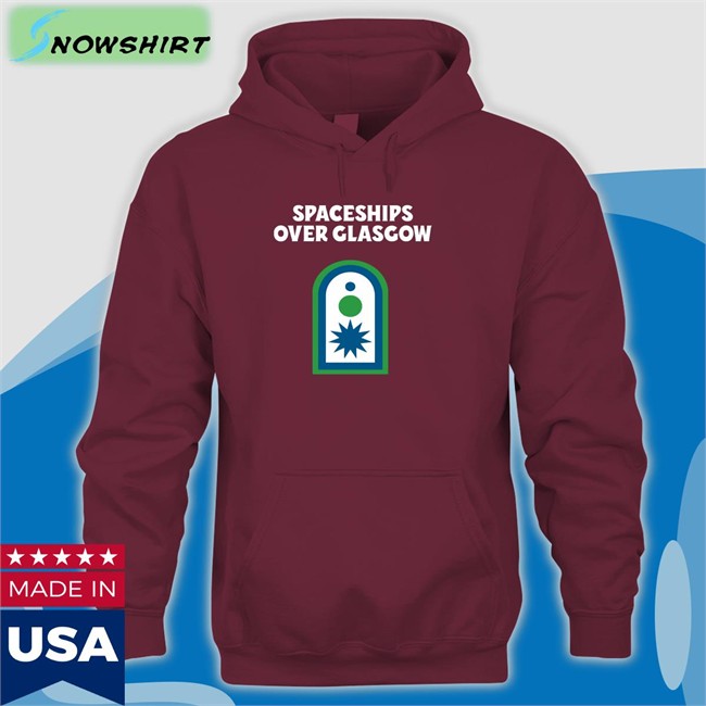 Spaceships Over Glasgow Sweatshirt Weare1of100 Spaceships Over Glasgow Shirt