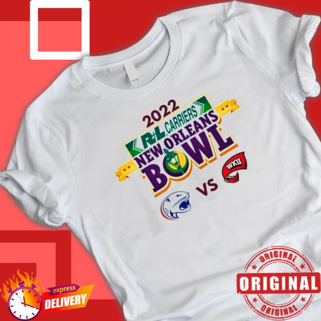 Official South Alabama Vs Western Kentucky 2022 R+l Carriers ​new Orleans Bowl Matchup Shirts
