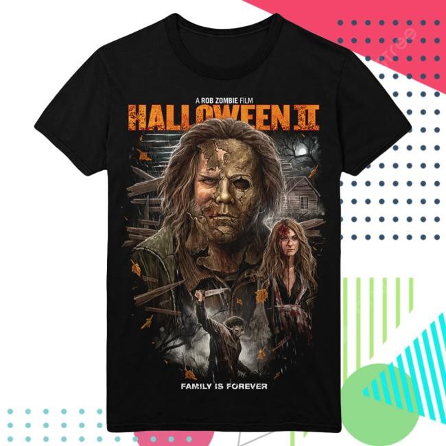 Official Gutter Garbs Rob Zombie Shop Rob Zombie's Halloween II: Family is Forever Tee