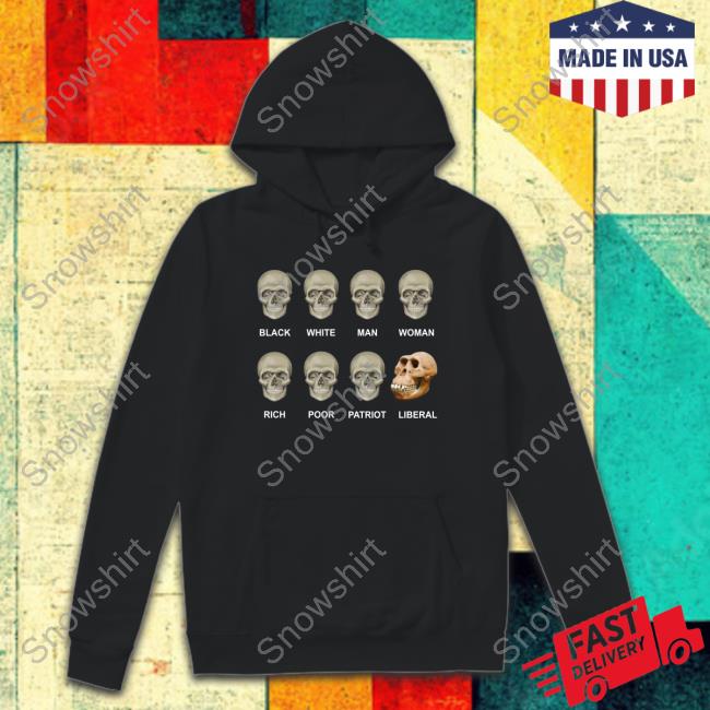 Black White Man Woman Rich Poor Patriot Liberal Shirt