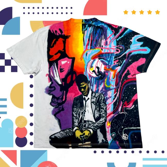 Official The Tie Dye Company Kid Cudi Man On The Moon Tie Dye T-Shirt Official The Tie Dye Company Kid Cudi Man On The Moon Tie Dye Tee Shirt
