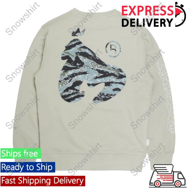 Official Money Clothing Woodland Camo Fill Hoodies Grey
