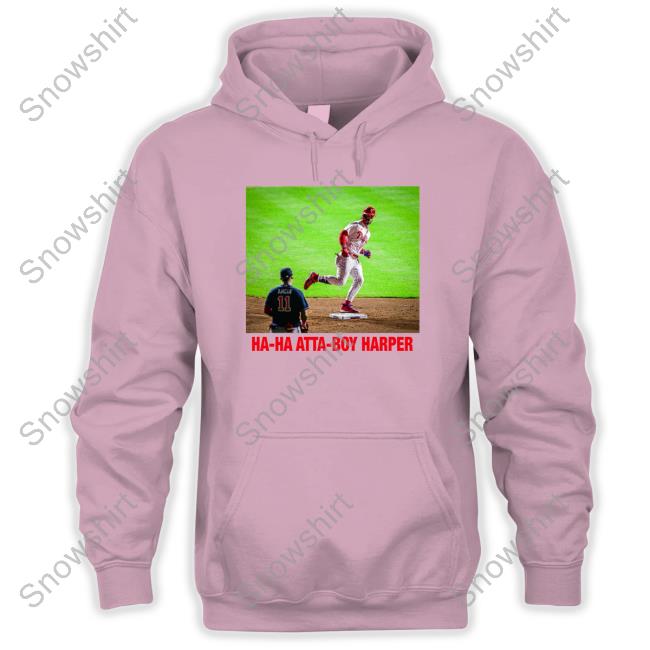 Official Aaron Nola Ha Ha Ha Atta-Boy Harper Tee Shirt Aaron Nola Ha Ha Ha Atta-Boy Harper Tee Shirt