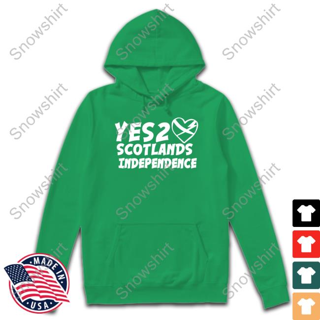 Yes 2 Scotlands Independence Tee Official Yes 2 Scotlands Independence T Shirt