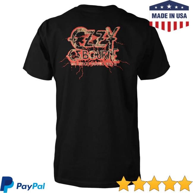 Ozzy Osbourne Red Lightning Tourback Tees Ozzy Osbourne Merch Store Shop Official Ozzy Osbourne Red Lightning Tourback Tshirt Ozzy Osbourne Merch Store Shop Official