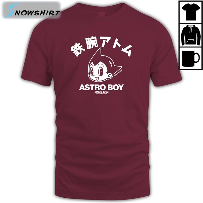 Astro Boy Face Shirt Since 1952 Crewneck Sweatshirt Astro Boy Face Shirt NikDraperIvey