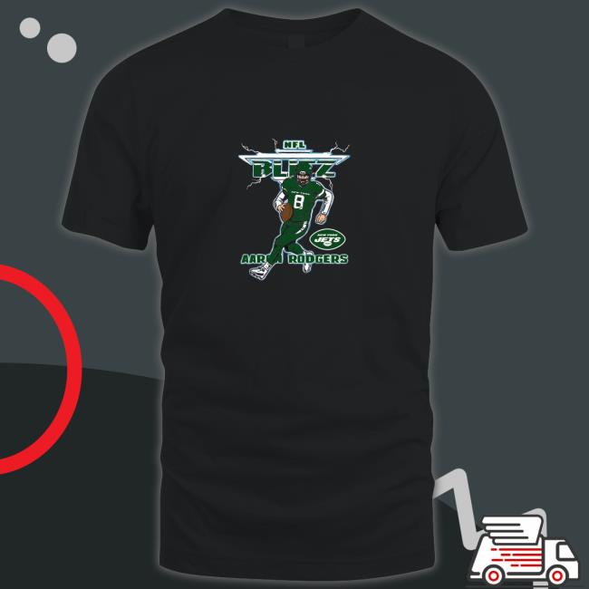 Official Homage Aaron Rodgers New York Jets Blitz Long Sleeve Tee