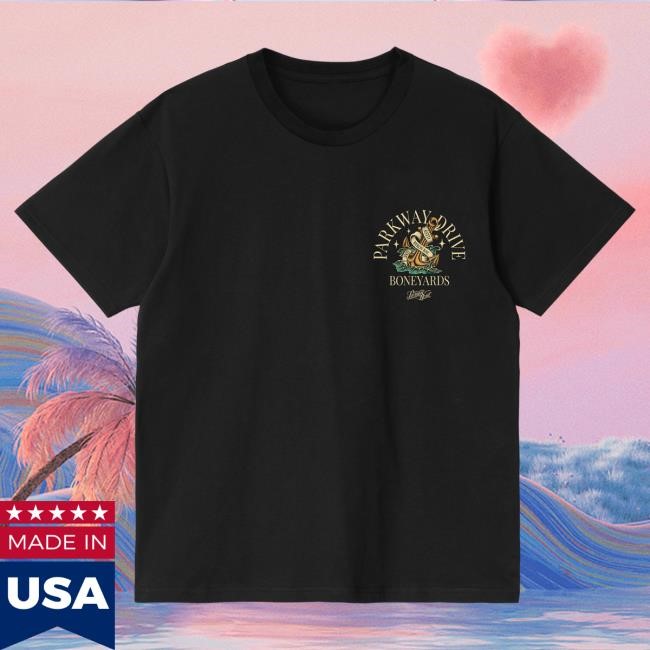 Official Parkway Drive Merch Store Shop Parkway Drive Boneyards Anchor T-Shirt ParkwayDrive