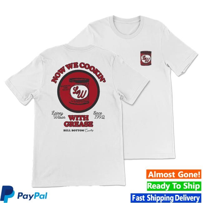 Official Lainey Wilson Merch Store Lainey Wilson Cookin With Grease Tee Lainey Wilson Clothing Shop LaineyWilson