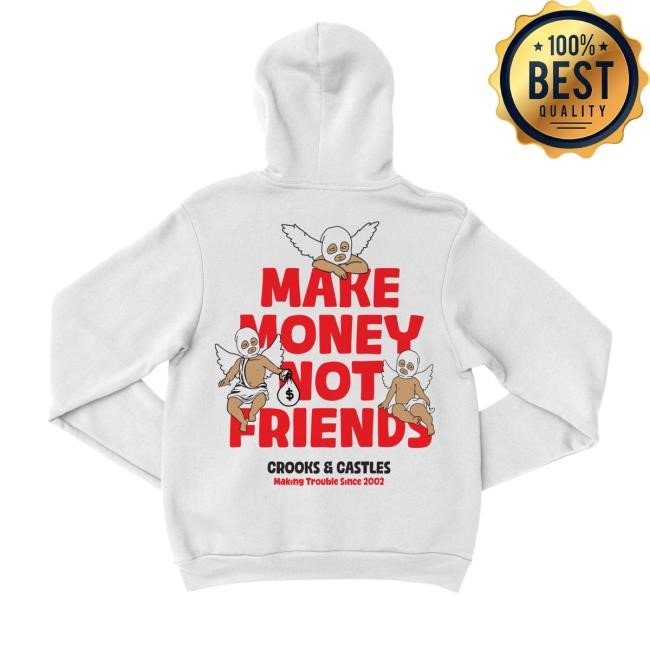 Crooks & Castles - Money Not Friends Hoodie Crooks & Castles Store Merch