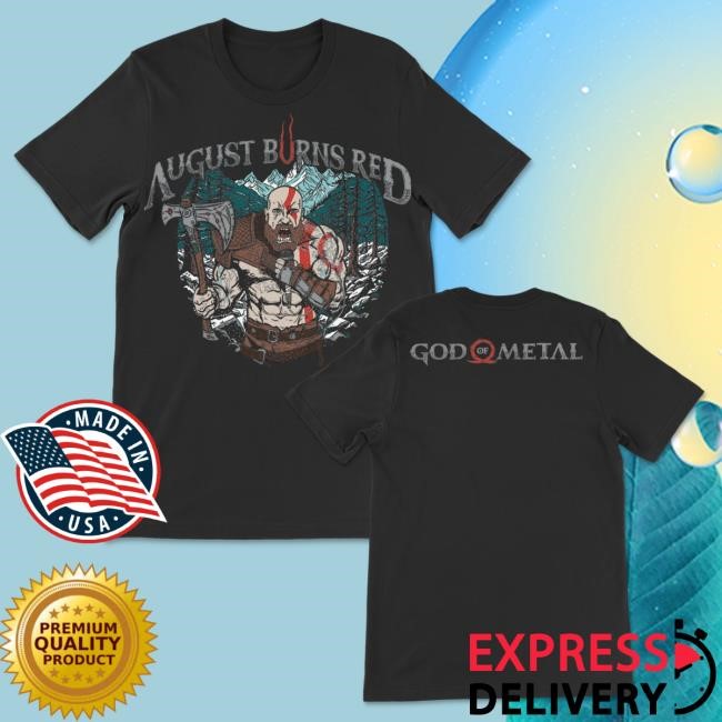 God Of Metal Short Sleeve Tee August Burns Red Tour Merch