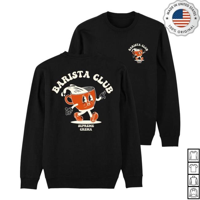 Barista Club Crewneck Sweater – Another Cotton Lab Shop Merch