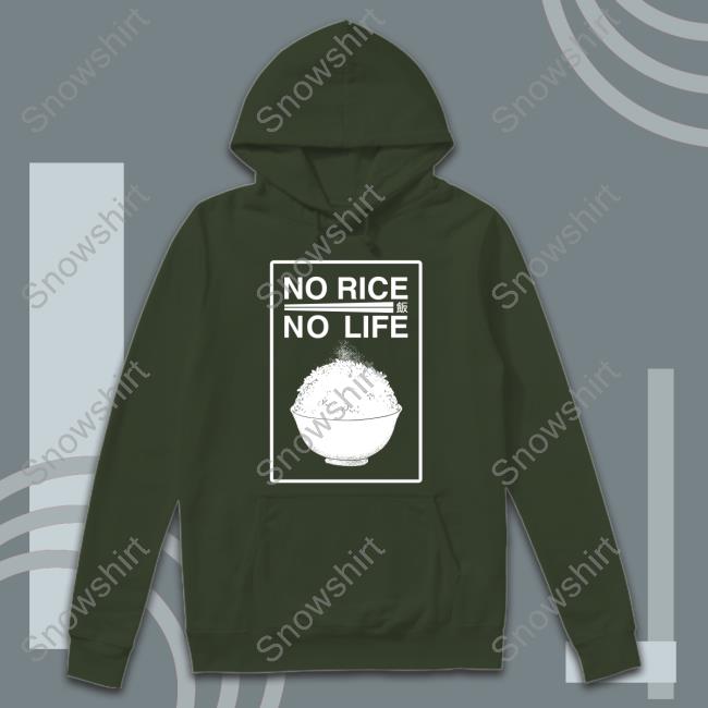 Official No Rice No Life Hoodie No Rice No Life Tank