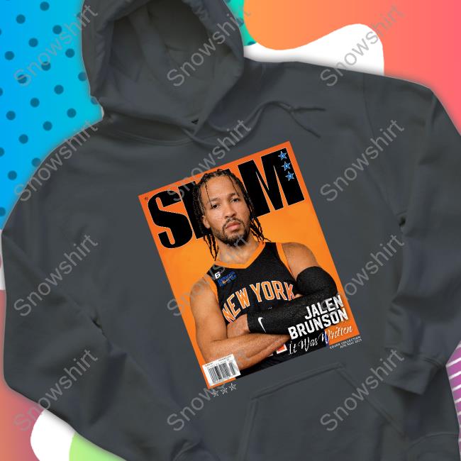 Josh Hart Wearing Slam Cover Jalen Brunson Slam 243 Shirt Slam Cover Jalen Brunson Slam 243 Hoodie