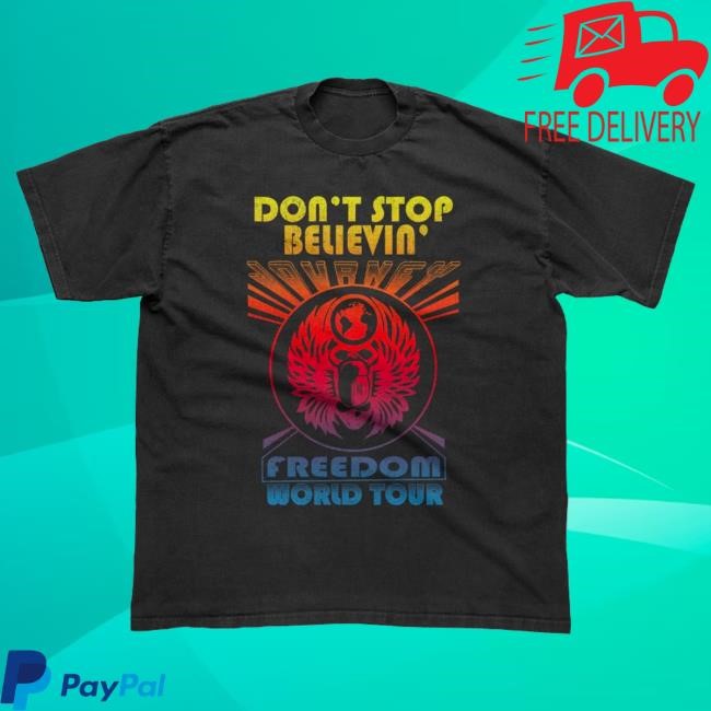Journey Music | Official Store Black DSB Freedom New Tee Journey Music