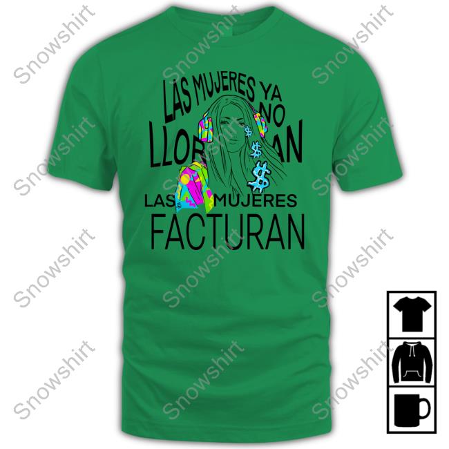 Official Shakira Merch Las Mujeres Ya No Lloran Las Mujeres Facturan Crewneck Sweatshirt