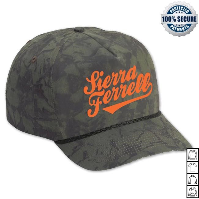 Official Sierra Ferrell Merch Shop Sierra Ferrell Camo Cap SierraFerrell