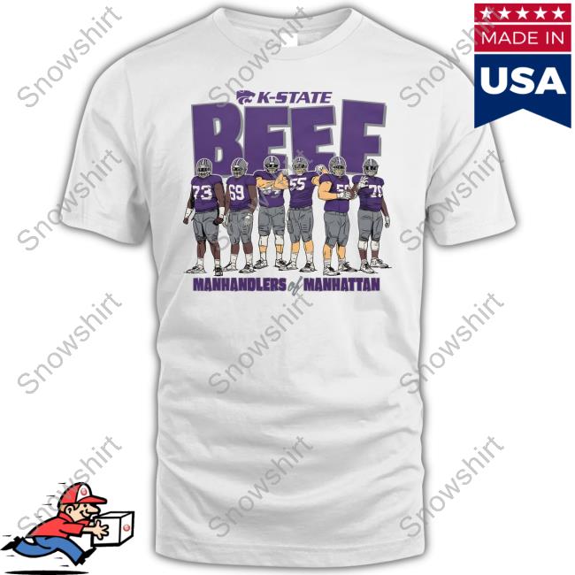 Charlie Hustle Merch K-State Beef Manhandlers Of Manhattan T-Shirt