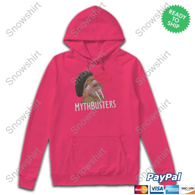 Mythbusters Walrus Bustin Feels Good Tee Shirt