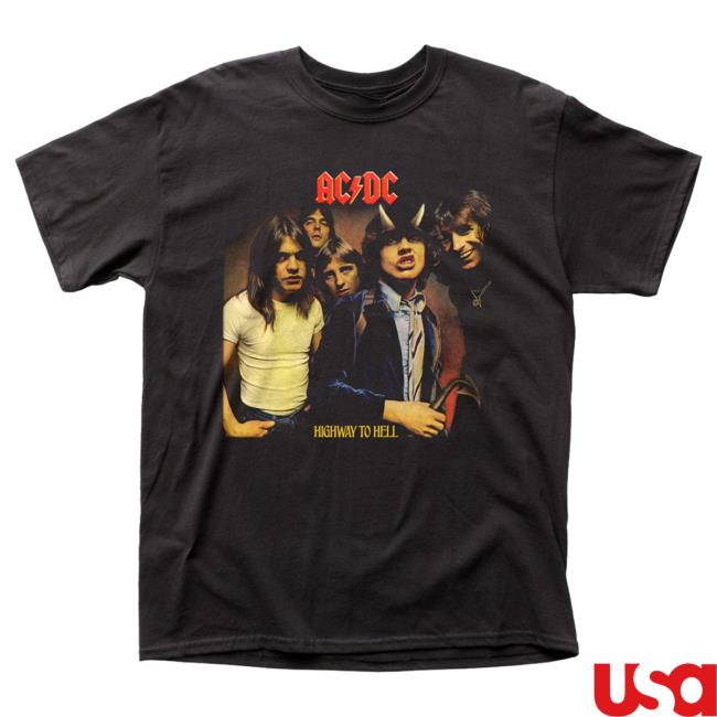 Official Ac Dc Merch Store Ac/Dc Highway To Hell 1979 Tour T-Shirts Ac Dc Shop Acdc Clothing