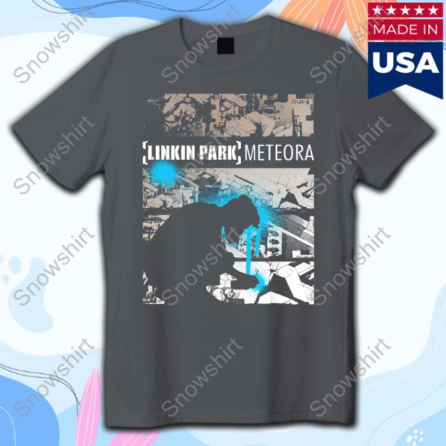 Linkin Park Merch Meteora Drip Collage Hoodie Official Linkin Park Meteora Drip Collage Tee