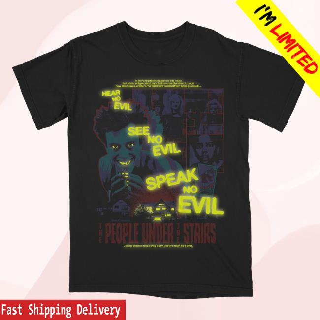 Official Studiohouse Designs Merch Store The People Under The Stairs Shirt Black Studiohouse Designs Apparel Clothing Shop StudiohouseDesigns