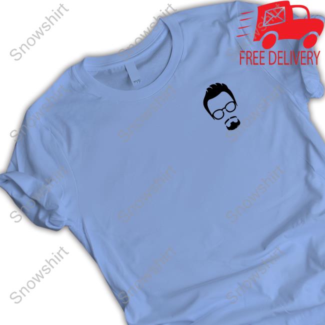 Goatee Light Blue Tee Shirt