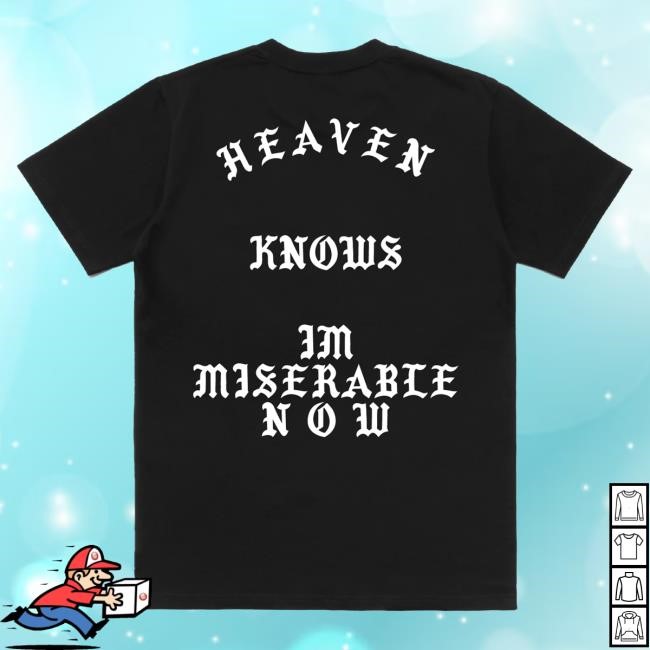 Official Born X Raised Merch Store Shop Heaven Knows T-Shirts: Black BornxRaised