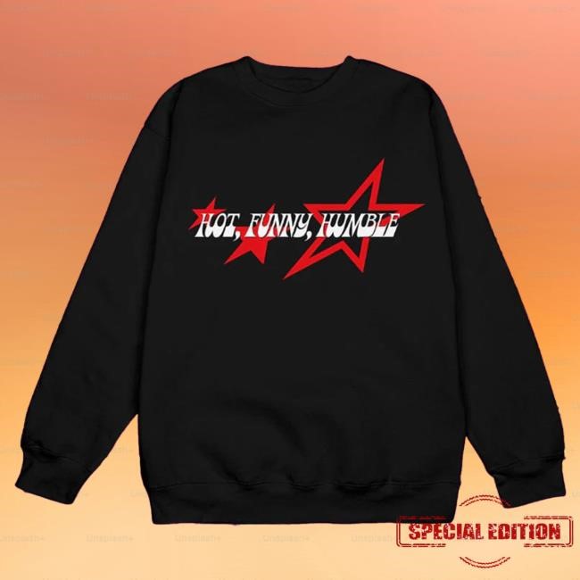 TaraYummy: Hot, Funny Humble Black New Crewneck Sweatshirt