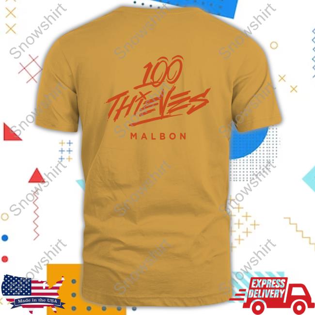 100 Thieves X Malbon Horizon Hoodies 100 Thieves X Malbon Horizon Limited Edition Crewneck Sweatshirt