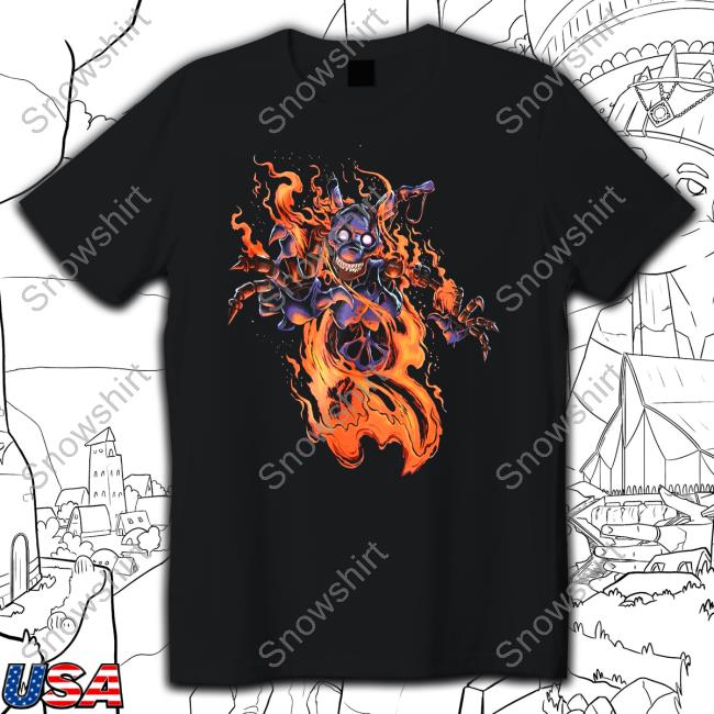 Official Five Nights At Freddy's Burntrap Fire T-Shirts