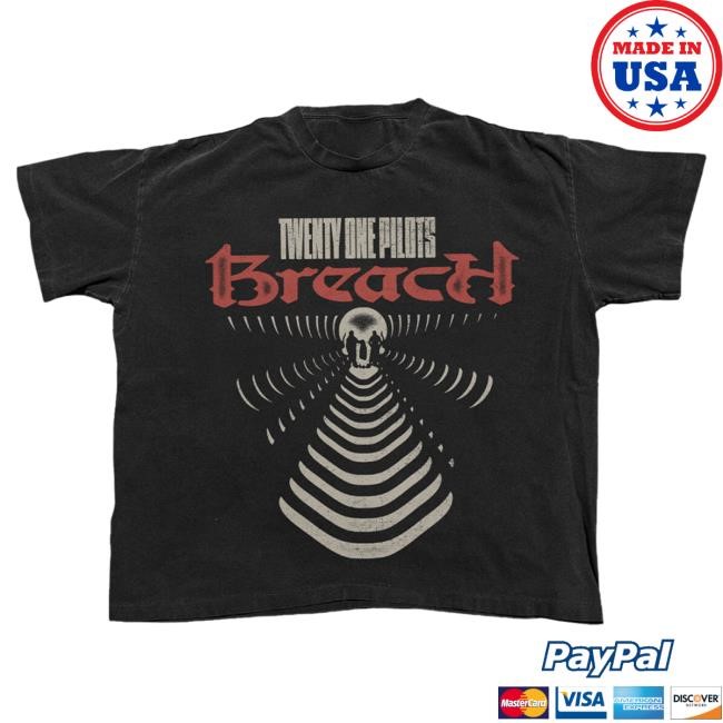 Official Twenty One Pilots Merch Store Breach Radiate Tee 21 Pilots