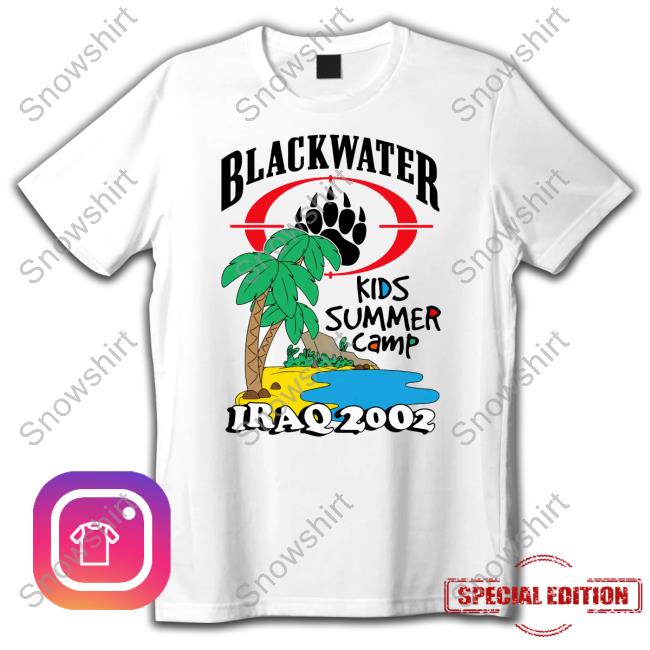 Kids Summer Camp Black Water Shirt Kids Summer Camp Black Water Shirt