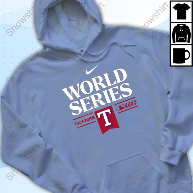 Rangers World Series Long Sleeve Tee Texas Rangers Nike Royal 2023 World Series Collection Dugout Long Sleeve Tee