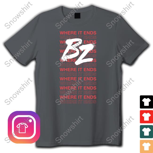 Bailey Zimmerman Merch Where It Ends B2 Long Sleeve Tee