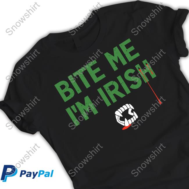 Official Bite Me I'm Irish T Shirt Official Bite Me I'm Irish T-Shirt
