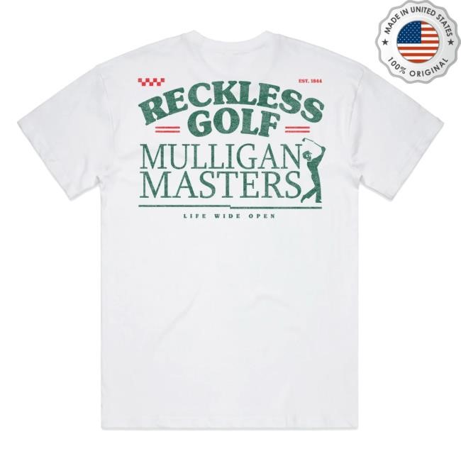 Official Cboystv Merch Reckless Golf Mulligan Master Tees - Cboys Tv