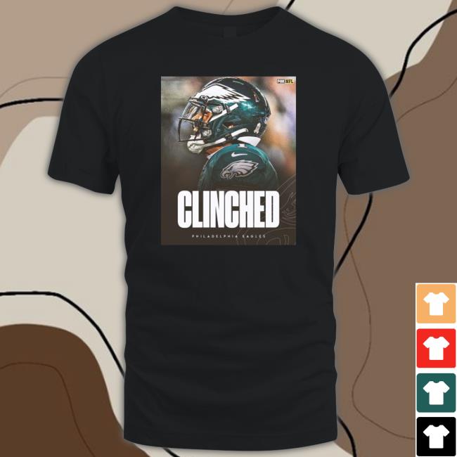 Official AJ Brown Clinched The Philadelphia Eagles Hoodie